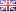 English flag with lik to english pages
